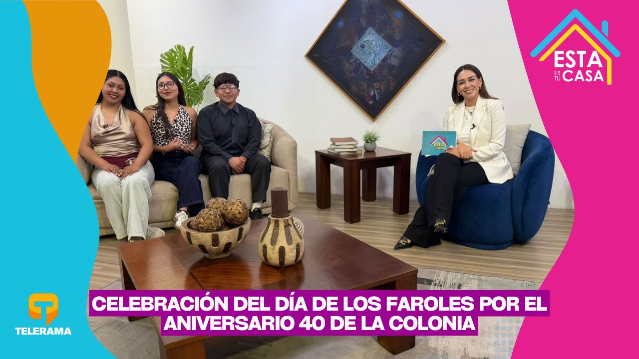 Celebración del día de los faroles por el aniversario 40 de la colonia