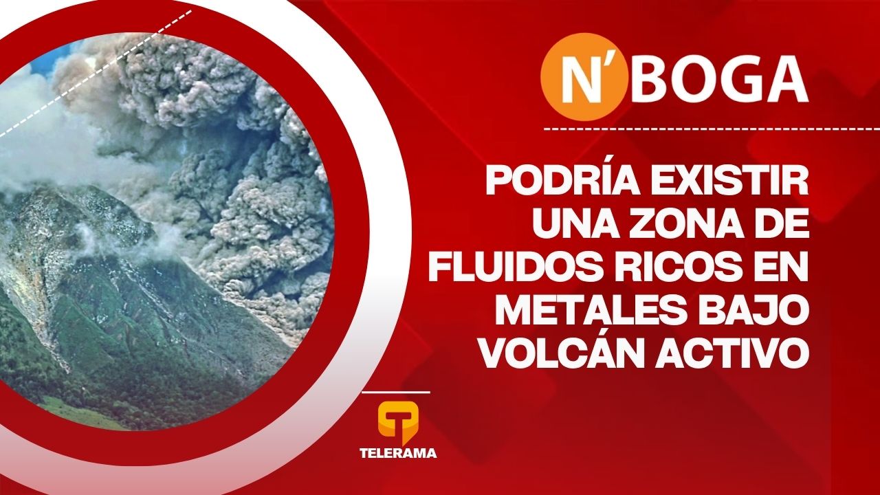 Podría existir una zona de fluidos ricos en metales bajo volcán activo