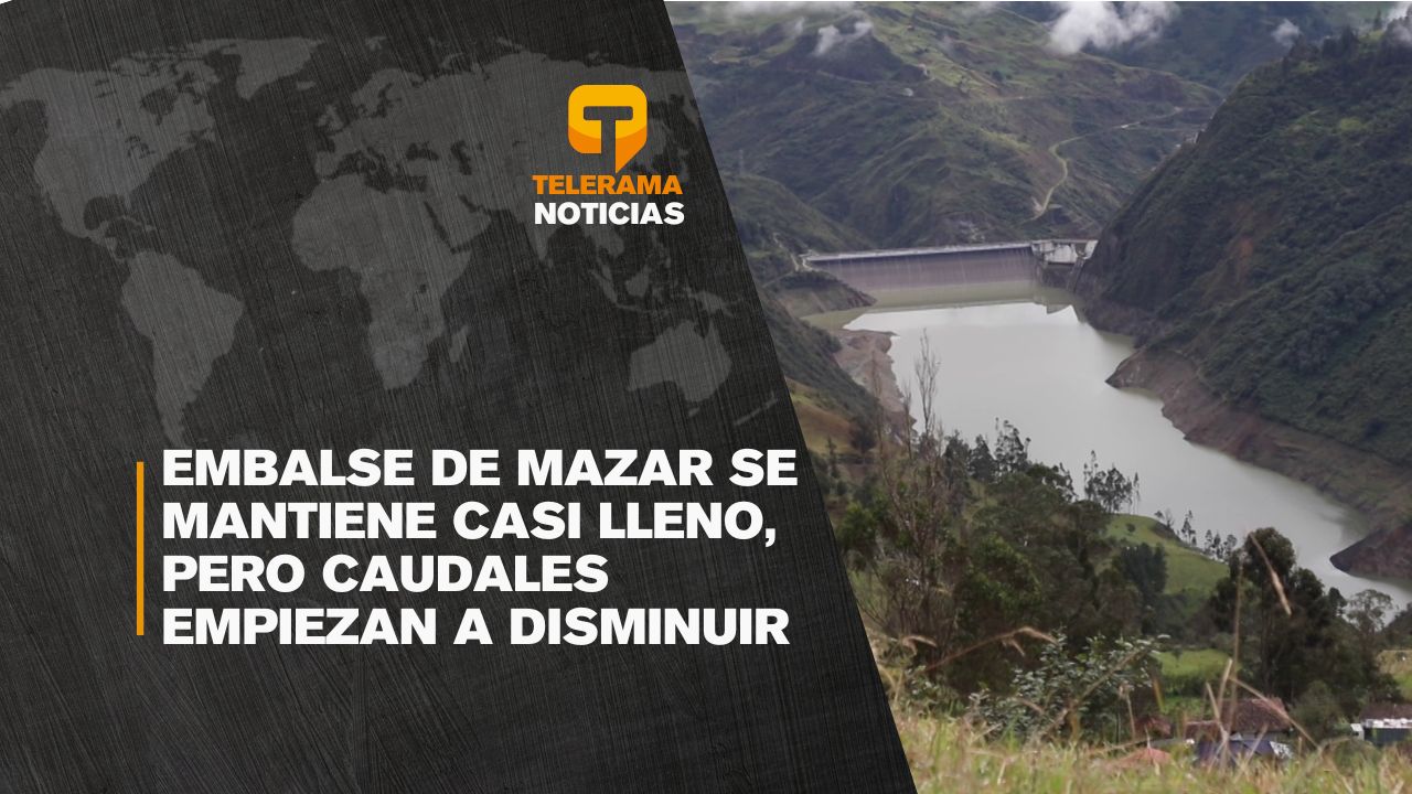 Embalse de Mazar se mantiene casi lleno, pero caudales empiezan a disminuir