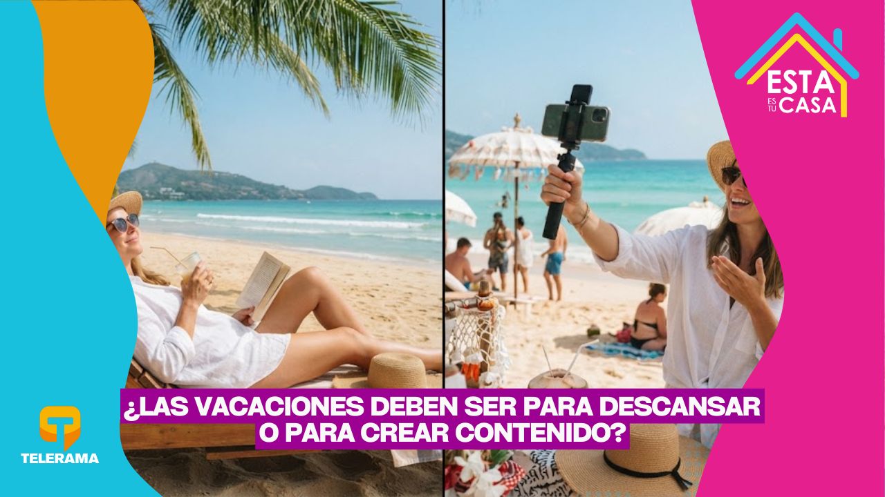 ¿Las vacaciones deben ser para descansar o para crear contenido?