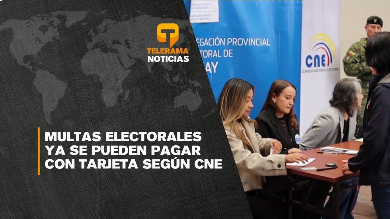 Multas electorales ya se pueden pagar con tarjeta según CNE
