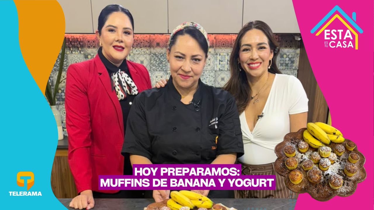 Hoy preparamos: Muffins de banana y yogurt
