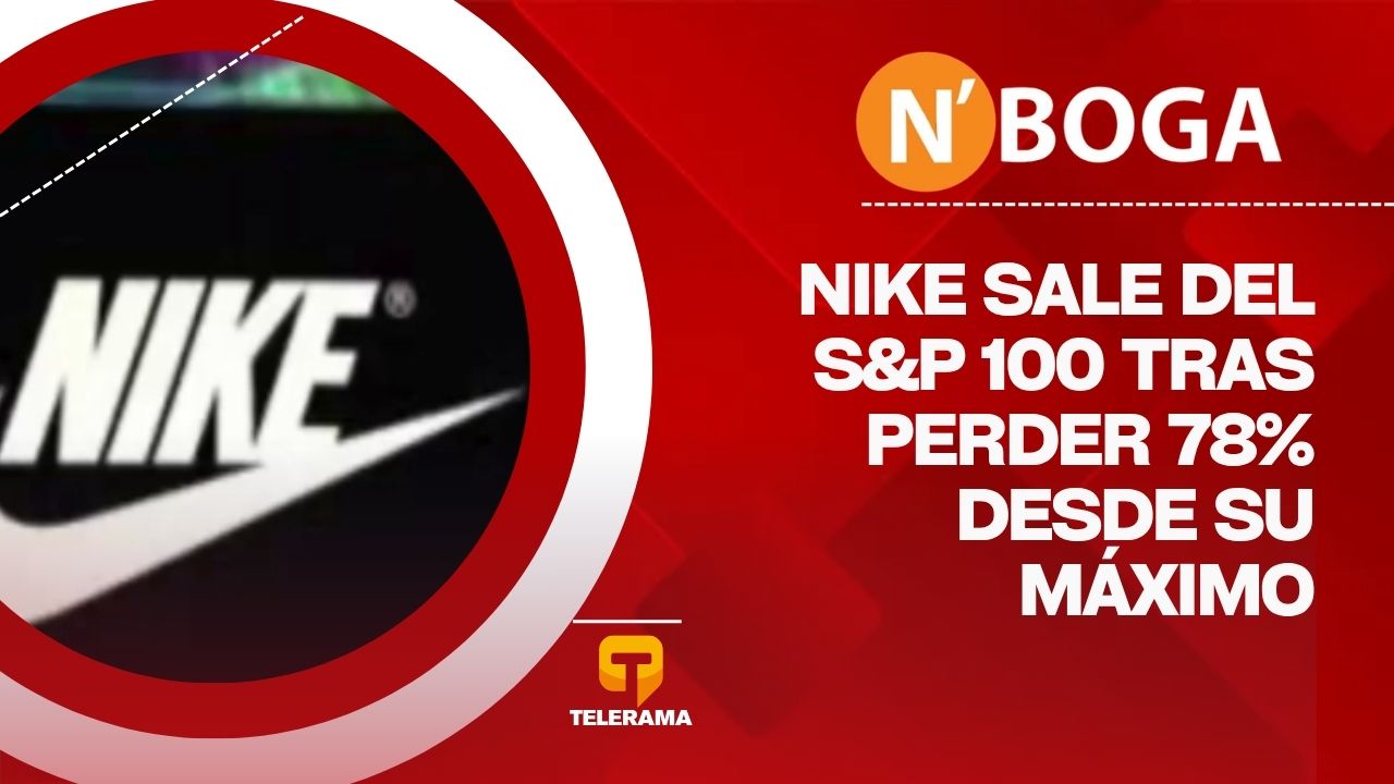 Nike Sale del S&P 100 tras perder 78% desde su máximo
