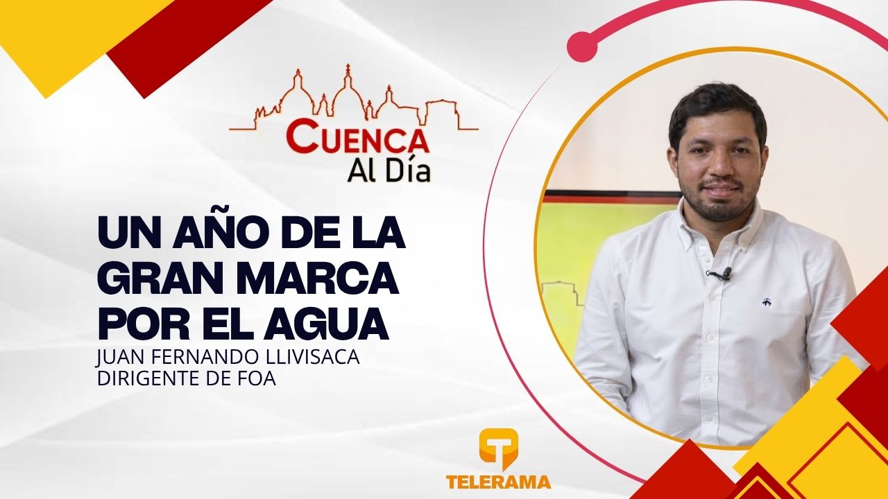 Dirigente de FOA 
Tema: Un año de la gran marca por el agua