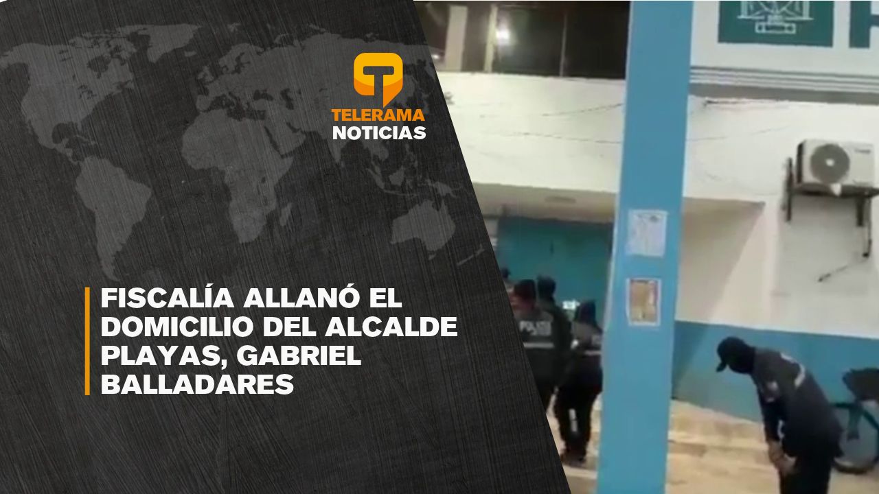 Fiscalía allanó el domicilio del alcalde Playas, Gabriel Balladares