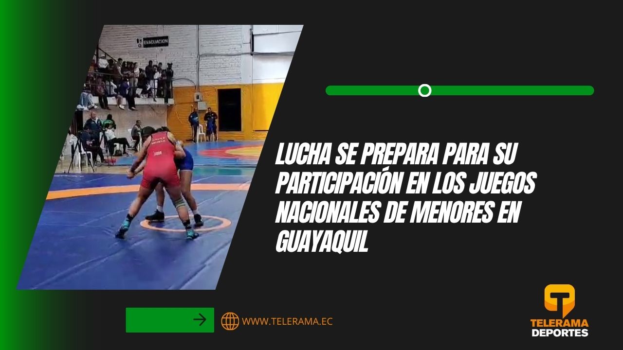 Lucha se prepara para su participación en los juegos nacionales de menores en Guayaquil