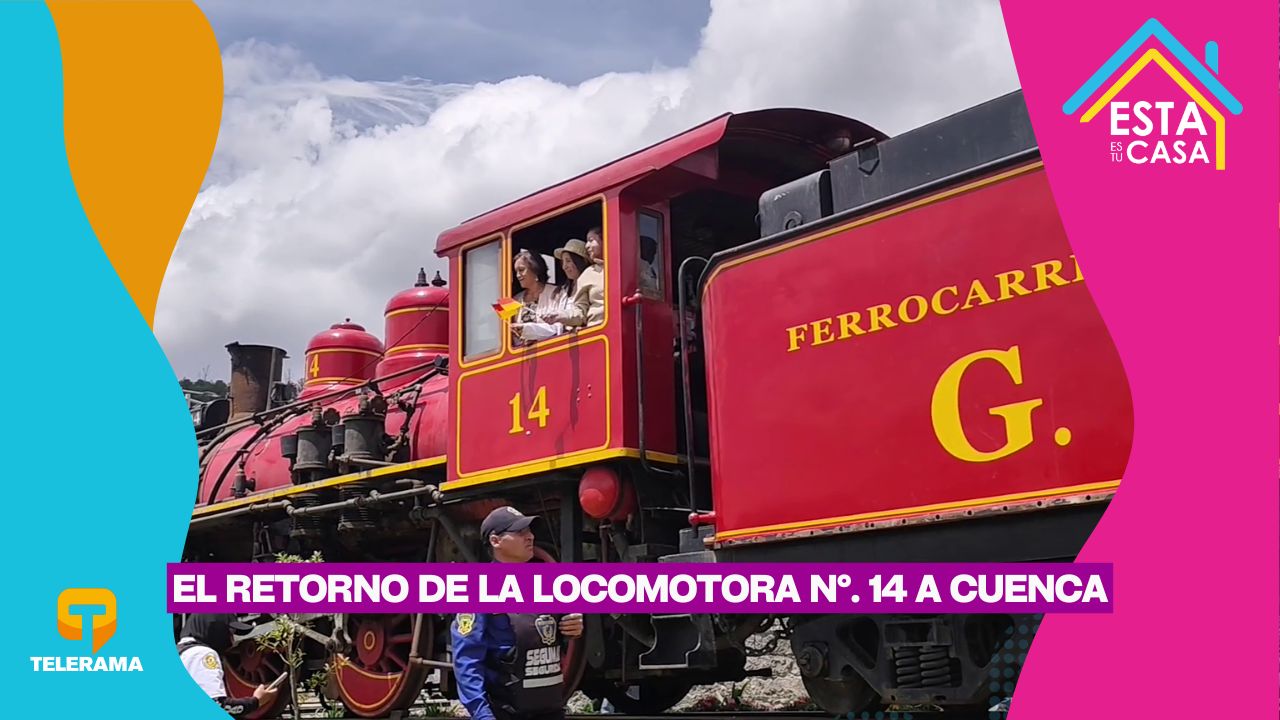 El retorno de la locomotora N°. 14 a Cuenca