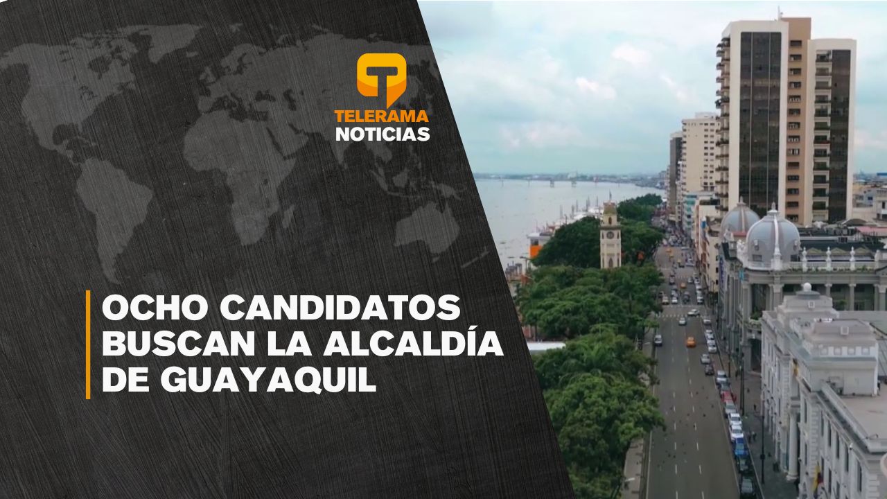 Ocho candidatos buscan la alcaldía de Guayaquil
