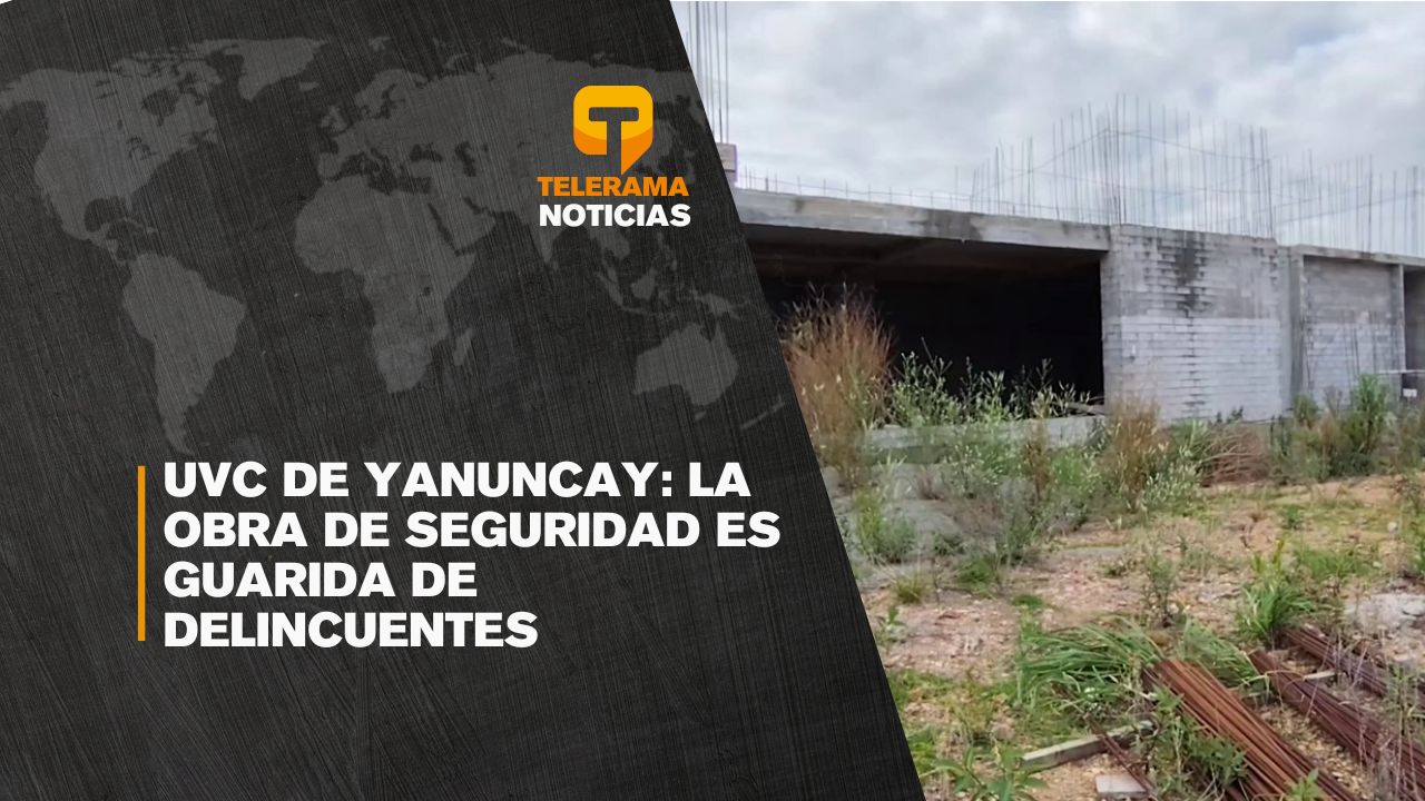 UVC de Yanuncay: La obra de seguridad es guarida de delincuentes